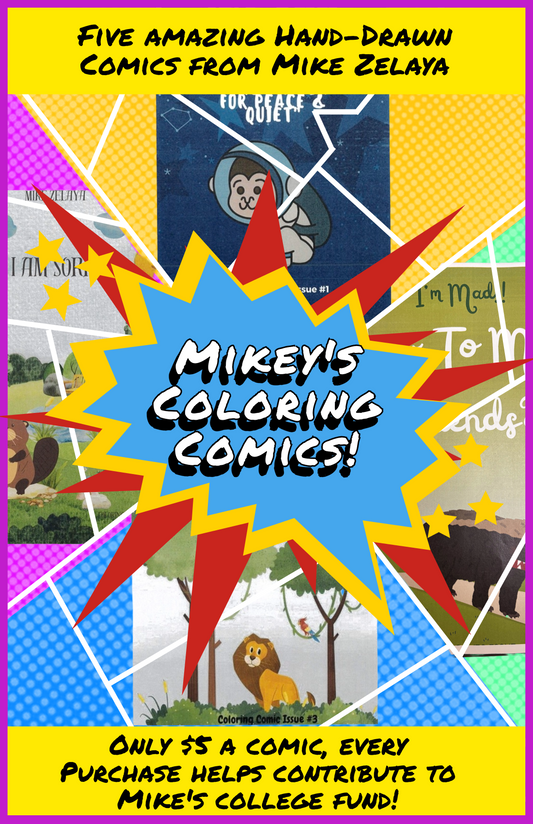 Mikey's Coloring Comics!